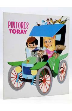 Cubierta de PINTORES TORAY SERIE G 14. NIÑO Y NIÑA EN COCHE CON MASCOTAS (Moreno) Toray 1986