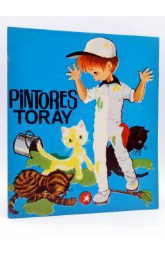 Cubierta de PINTORES TORAY SERIE G 23. GATOS RODEANDO A NIÑO (¿María Pascual?) Toray 1973