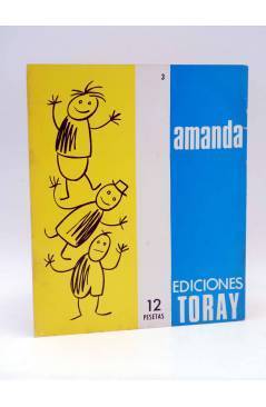 Contracubierta de AMANDA 3. AMANDA Y PERCY EN EL MAR (Sandra Molloy / Jackeline Wilkins) Toray 1967