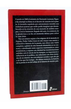 Contracubierta de HISTORIA DE LA PESETA (Pedro Voltes) Edhasa 2001