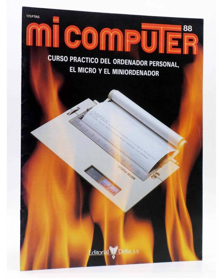Cubierta de MI COMPUTER 88. CURSO PRÁCTICO DEL ORDENADOR PERSONAL EL MICRO Y EL MINIORDENADOR. Delta 1984