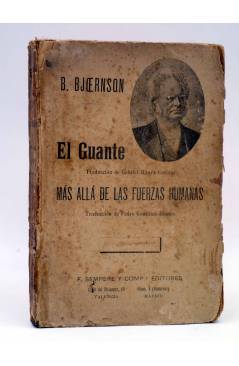 Cubierta de EL GUANTE. MÁS ALLÁ DE LAS FUERZAS HUMANAS (Bjoernstjerne Bjoerson) F Sempere Circa 1910