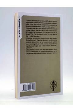 Contracubierta de ESCRIPTORS I LITERATURA AL CALENDARI LLEMOSÍ 1874 - 1883 (J. Enric Estrela) Alfons el Magnànim 2013