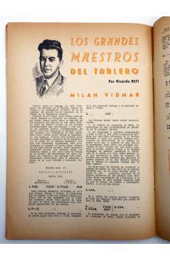 Muestra 2 de AJEDREZ ESPAÑOL AÑO VI Nº 62. REVISTA MENSUAL. FEBRERO (Vvaa) FEDA 1947