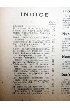 Muestra 3 de AJEDREZ ESPAÑOL AÑO VII Nº 74. REVISTA MENSUAL. FEBRERO (Vvaa) FEDA 1948
