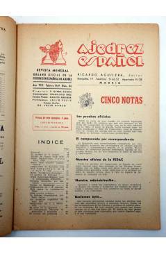 Muestra 1 de AJEDREZ ESPAÑOL AÑO VIII Nº 86. REVISTA MENSUAL. FEBRERO (Vvaa) FEDA 1949
