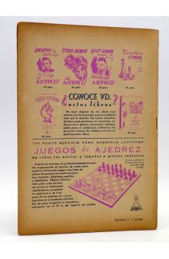 Contracubierta de AJEDREZ ESPAÑOL AÑO VII Nº 88. REVISTA MENSUAL. ABRIL (Vvaa) FEDA 1949