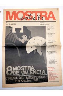 Cubierta de PERIÓDICO MOSTRA NOTICIES OCTUBRE 1987. 8 MOSTRA DE VALENCIA CINEMA DEL MEDITERRANI (Vvaa) 1987
