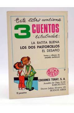 Contracubierta de MIS CUENTOS 3 CUENTOS 17. LA RATITA BUEBA (Andrés Bañolas) Toray 1970