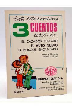 Contracubierta de MIS CUENTOS 3 CUENTOS 18. EL CAZADOR BURLADO (Andrés Bañolas) Toray 1970