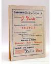 Contracubierta de LLIBRET DE LA FALLA. PELAYO MATEMÁTICO MARZAL Y ADYACENTES (Vvaa) Valencia 1951. FALLAS VALENCIA