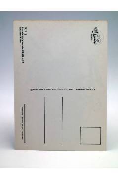 Contracubierta de POSTAL STAR GRAFIC 2. PORTADA REVISTA STAR N.º 17 (Sin Acreditar) Producciones Editoriales 1981