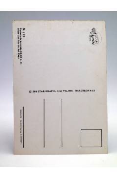 Contracubierta de POSTAL STAR GRAFIC 22. PORTADA REVISTA STAR 41 (Art Kape) Producciones Editoriales 1981