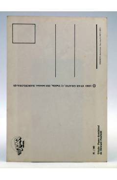 Contracubierta de POSTAL STAR GRAFIC 60. PASEO DOMINICAL (Edward Penfield) Producciones Editoriales 1981