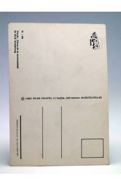 Contracubierta de POSTAL STAR GRAFIC 69. DIOSA DE LA NOCTURNIDAD (Rolf Armstrong) Producciones Editoriales 1981