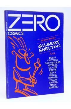 Cubierta de FANZINE ZERO COMICS 3. ESTRELLA INVITADA: GILBERT SHELTON (Vvaa) Antonio Garcés 1981
