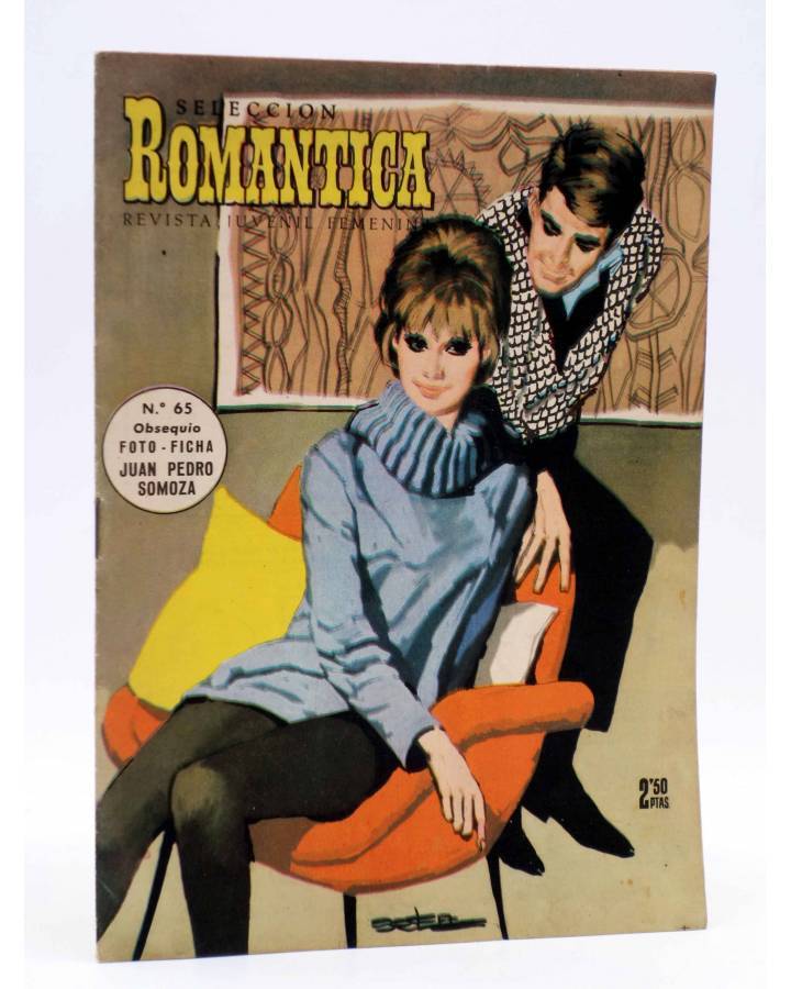 Cubierta de SELECCIÓN ROMÁNTICA 65. REVISTA JUVENIL FEMENINA (Vvaa) Ibero Mundial 1962. SIN POSTER