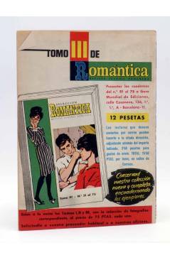 Contracubierta de SELECCIÓN ROMÁNTICA 89. REVISTA JUVENIL FEMENINA (Vvaa) Ibero Mundial 1963. SIN POSTER