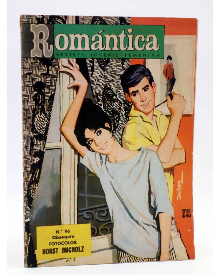 Cubierta de SELECCIÓN ROMÁNTICA 96. REVISTA JUVENIL FEMENINA (Vvaa) Ibero Mundial 1963. SIN POSTER