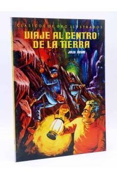 Cubierta de CLÁSICOS DE ORO ILUSTRADOS 13. VIAJE AL CENTRO DE LA TIERRA (Verne / Bellani / Vadillo) Novaro 1980