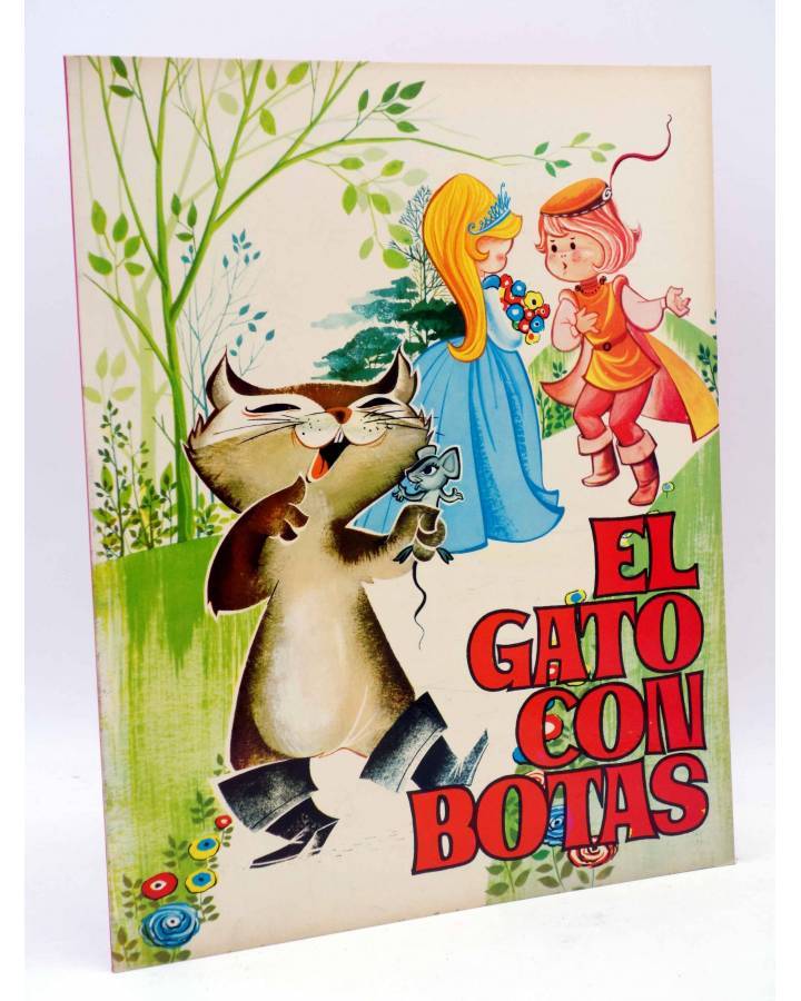 Cubierta de CUENTOS CLÁSICOS SERIE D Nº 3. EL GATO CON BOTAS (Eugenio Sotillos / Carmelo Garmendía) Toray 1975