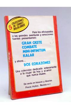 Contracubierta de DOS CORAZONES 17. SOY IRRESISTIBLE (No Acreditado) Producciones Editoriales 1980