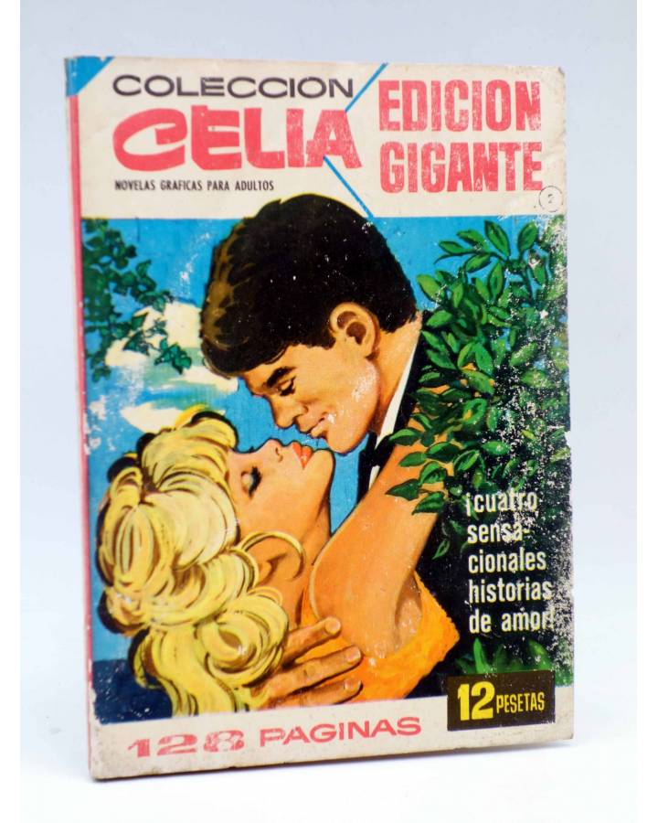 Cubierta de COLECCIÓN CELIA EDICIÓN GIGANTE 2. CUATRO SENSACIONALES HISTORIAS DE AMOR (Vvaa) Bruguera 1964