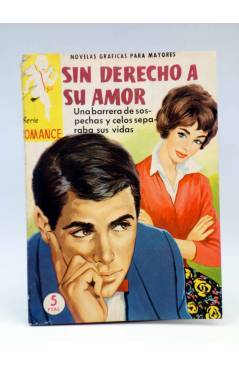 Cubierta de COLECCIÓN DAMITA SERIE ROMANCE 68. SIN DERECHO A SU AMOR (Sin Acreditar) Ferma 1958