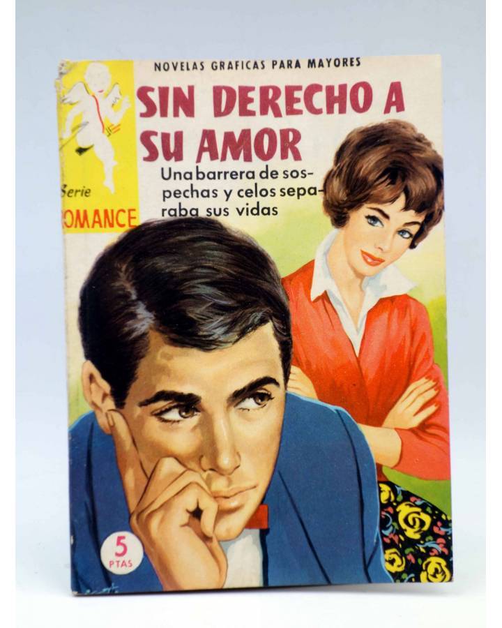 Cubierta de COLECCIÓN DAMITA SERIE ROMANCE 68. SIN DERECHO A SU AMOR (Sin Acreditar) Ferma 1958