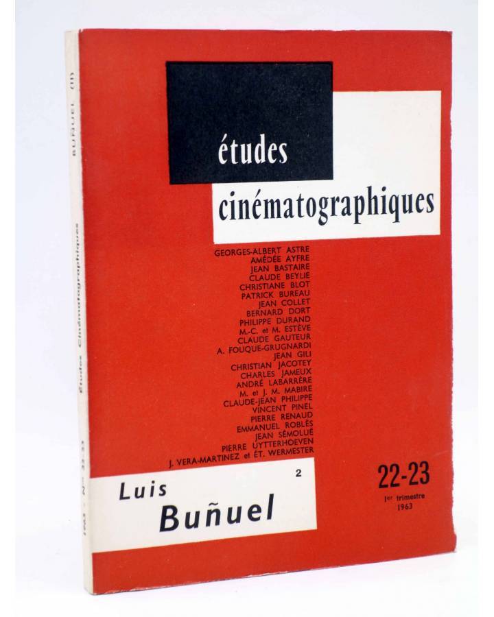 Cubierta de ÉTUDES CINEMATOGRAPHIQUES 22-23. LUIS BUÑUEL 2 (Vvaa) M.J. Minard 1963