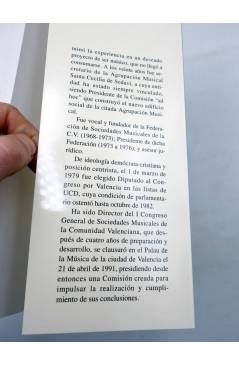 Muestra 5 de HISTORIA DE LAS SOCIEDADES MUSICALES DE LA COMUNIDAD VALENCIANA 1 Y 2. EN ESTUCHE (V. Ruiz Monrabal) 1993