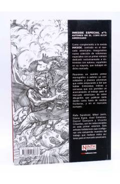 Contracubierta de INKSIDE ESPECIAL 1. AUTORES EN EL COMIC BOOK AMERICANO (Diego Matos) Ninth 2014