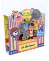 Cubierta de EL CIRCO PRESENTA 1. EL ELEFANTE. CUENTO CON DIORAMA (Antonio / Nikolas) Montena / Rama 1981