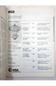 Muestra 1 de REVISTA ESA JOURNAL VOL. 13 89/3. AGENCIA ESPACIAL EUROPEA (Vvaa) European Space Agency 1989
