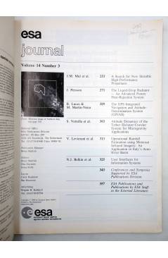 Muestra 1 de REVISTA ESA JOURNAL VOL. 14 90/3. AGENCIA ESPACIAL EUROPEA (Vvaa) European Space Agency 1990