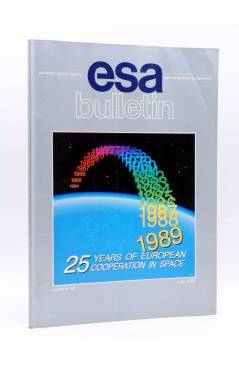 Cubierta de REVISTA ESA BULLETIN 58. 25 YEAR OF EUROPEAN CCOPERATION IN SPACE. European Space Agency 1989