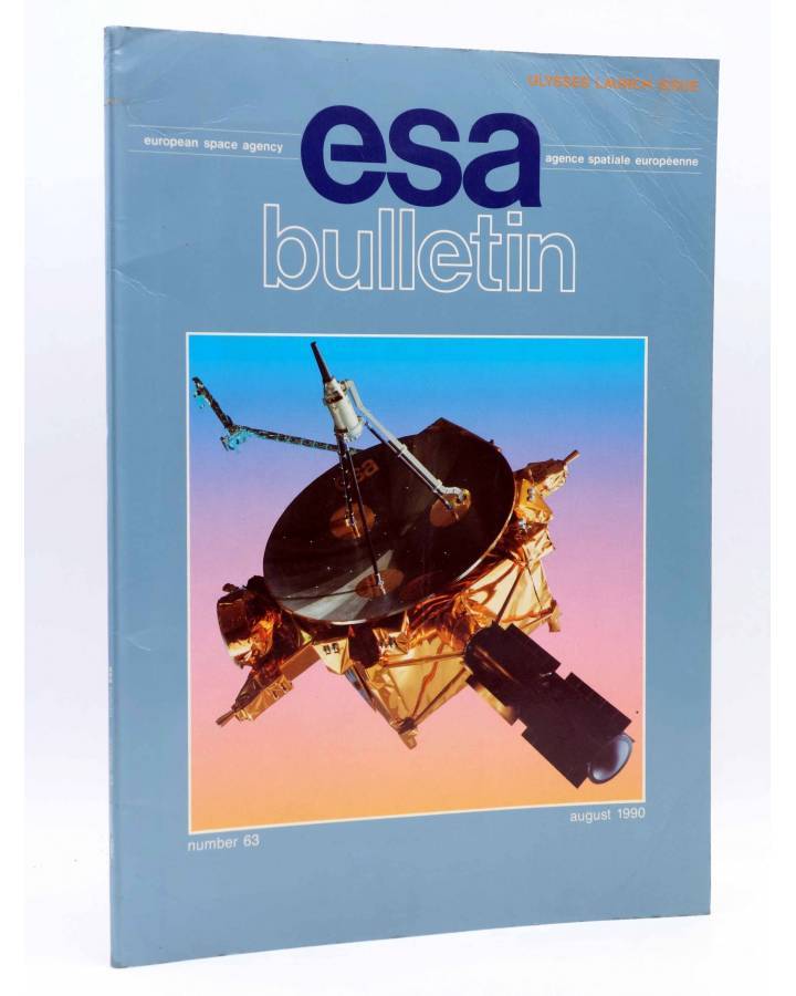 Cubierta de REVISTA ESA BULLETIN 63. ULYSSES LAUNCH ISSUE. AUGUST 1990 (Vvaa) European Space Agency 1990