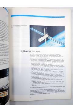 Contracubierta de REVISTA ESA BR-34. FOCUS 86. 1986 ANNUAL REPORT (Vvaa) European Space Agency 1986