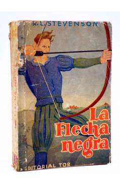 Cubierta de LA FLECHA NEGRA (R.L. Stevenson) Tor 1950