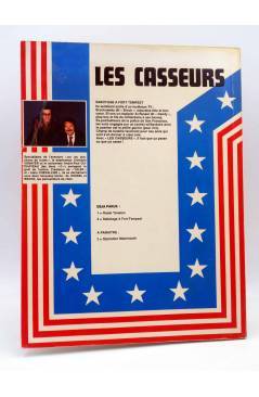 Contracubierta de LES CASSEURS 2. SABOTAGE A FORT-TEMPEST (Chr. Denayer / A.P. Duchateau) Du Lombard 1977
