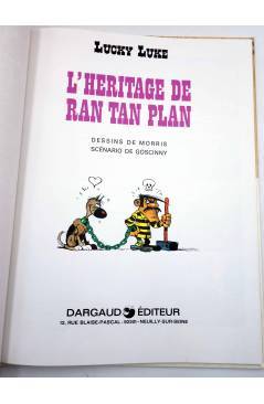 Muestra 1 de LUCKY LUKE. L'HERITAGE DE RAN TAN PLAN (Morris / Goscinny) Dargaud 1980