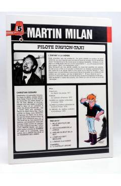 Contracubierta de LES AVENTURES DE MARTIN MILAN 5. L'ENFANT À LA HORDE (Godard) Du Lombard 1981. EO
