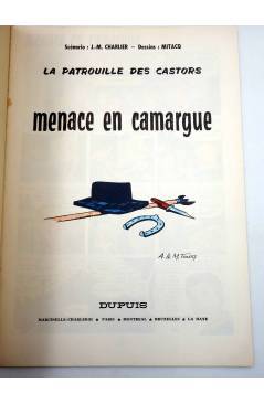 Muestra 1 de LA PATROUILLE DES CASTORS 12. MENACE EN CAMARGUE (Charlier / Mitacq) Dupuis 1969