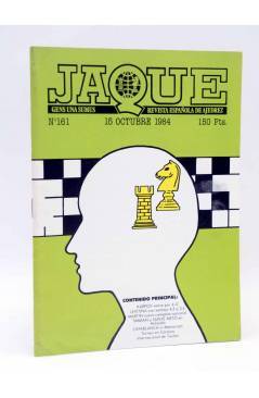 Cubierta de JAQUE REVISTA ESPAÑOLA DE AJEDREZ 161 (Vvaa) Caisa 1984