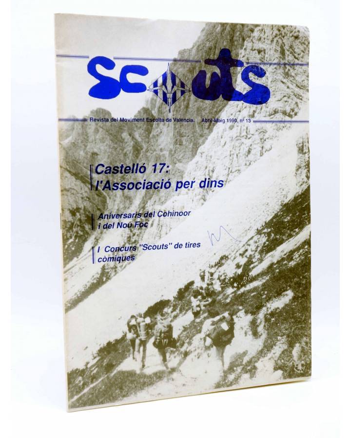 Cubierta de SCOUTS. REVISTA DEL MOVIMENT ESCOLTA DE VALENCIA 13. CASTELLÓ 17 (Vvaa) MEV-MSC 1990. ESCULTISMO