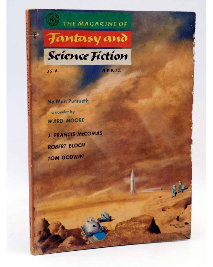 Cubierta de THE MAGAZINE OF FANTASY AND SCIENCE FICTION VOL 10 Nº4. 20546. Fantasy 1956. ORIGINAL USA. EN INGLÉS