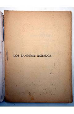 Muestra 1 de LOS SIETE NIÑOS DE ÉCIJA 7. LOS BANDIDOS ROBADOS (Santiago Camarasa / Palacios) Castro 1931