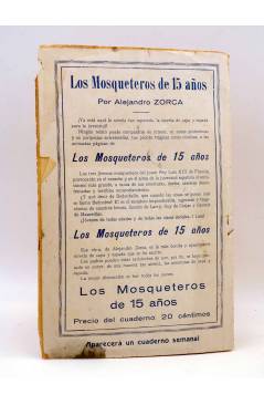Contracubierta de LOS MOSQUETEROS DE QUINCE AÑOS 1 (Alejandro Zorca) Guerri Circa 1920
