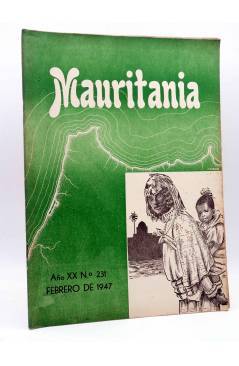 Cubierta de MAURITANIA REVISTA MENSUAL ILUSTRADA 231. TANGER MARRUECOS (Vvaa) PP Franciscanos 1947