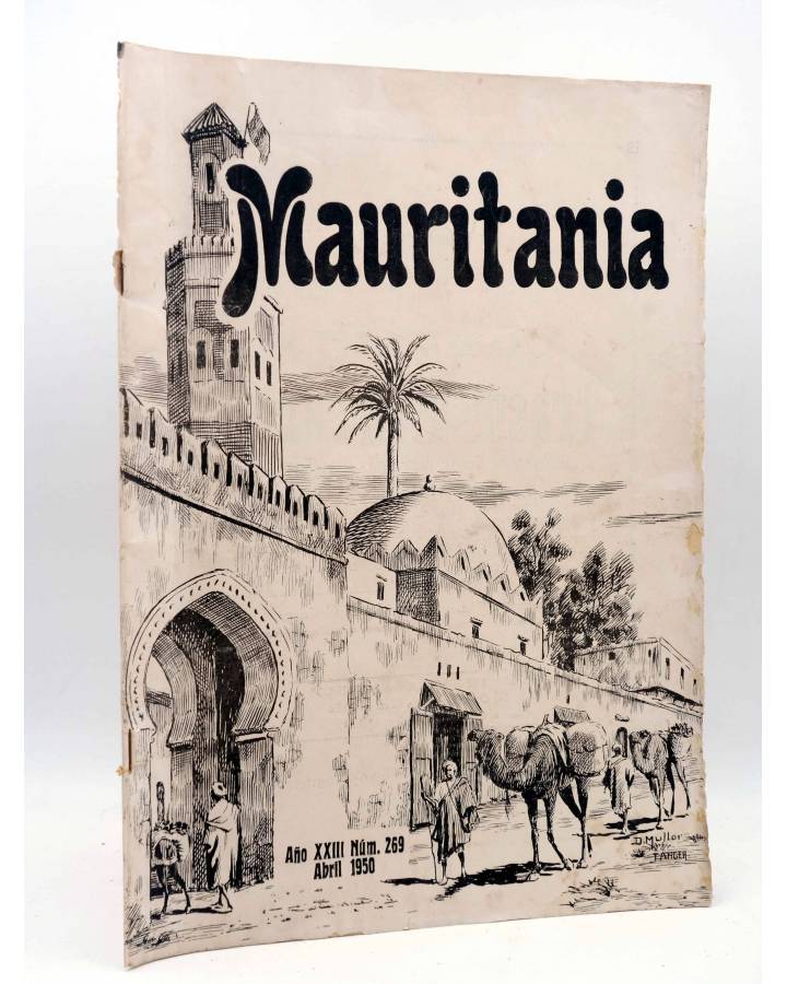 Cubierta de MAURITANIA REVISTA MENSUAL ILUSTRADA 269. TANGER MARRUECOS (Vvaa) PP Franciscanos 1950